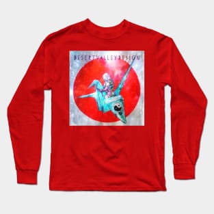 Origami Space Girl Long Sleeve T-Shirt